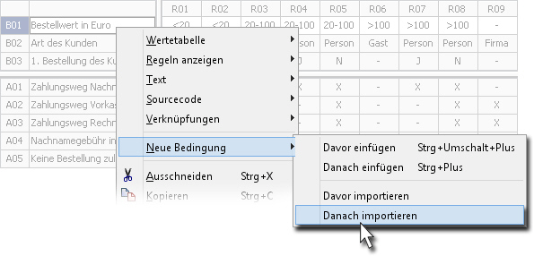importieren 01