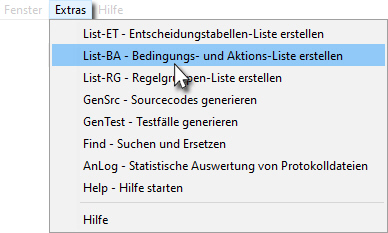 list ba 01