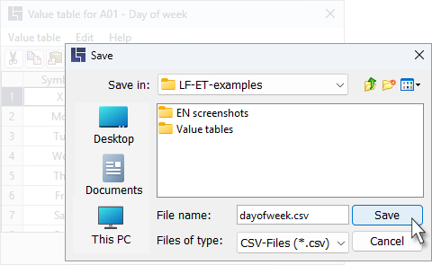 csv export import dialogs 01 export